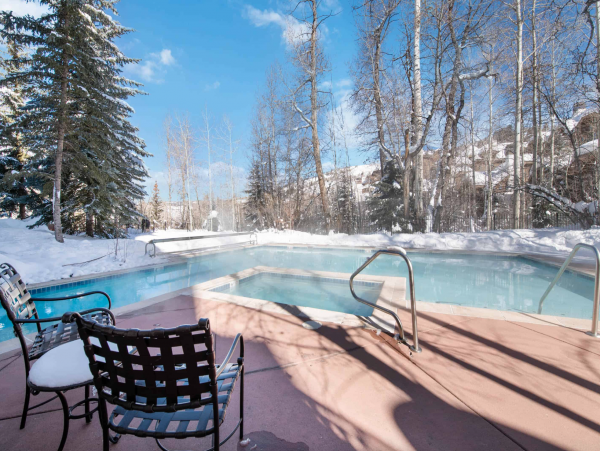 Ski in ski out first floor unit by Village